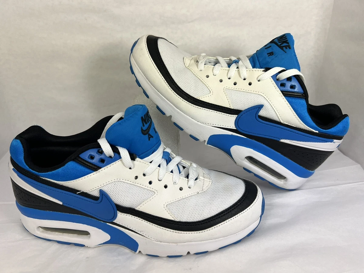 póngase en fila cortar a tajos primero Nike Air Max Sneakers BW (GS) 820344-104 - Size 7Y - Blue / Black / White |  eBay