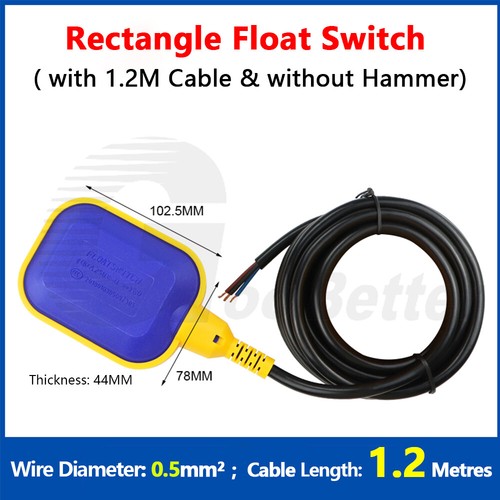 Float Switch Water Water Level Liquid Sensor Tank Pool Pump Tower 1.2M-6M Cable - Picture 21 of 34
