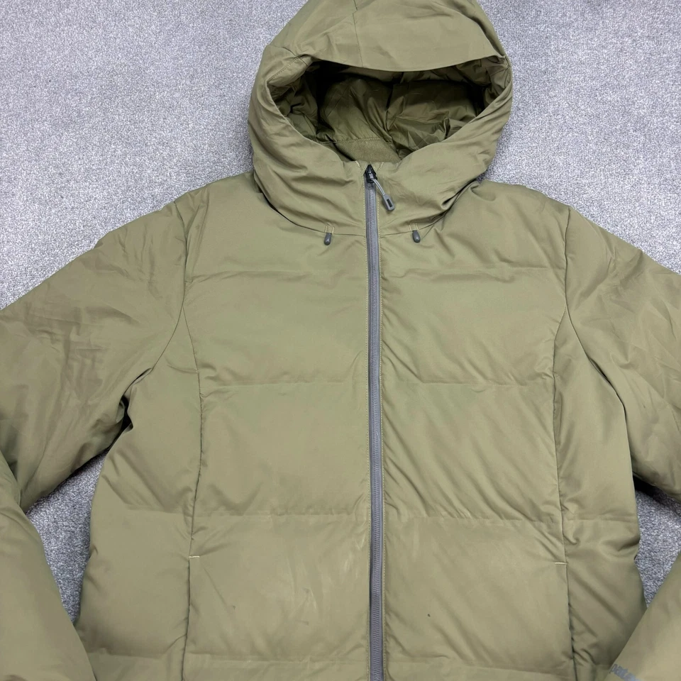 Patagonia Jacket Womens Large Green Jackson Glacier Down Parka Duck Puffer Lady* - Image 2 of 4