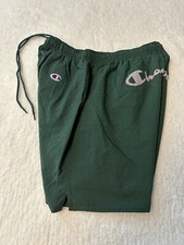 Vintage 90s Big Logo Champion Mens Size Medium Bathing Suit Swim Trunks Shorts