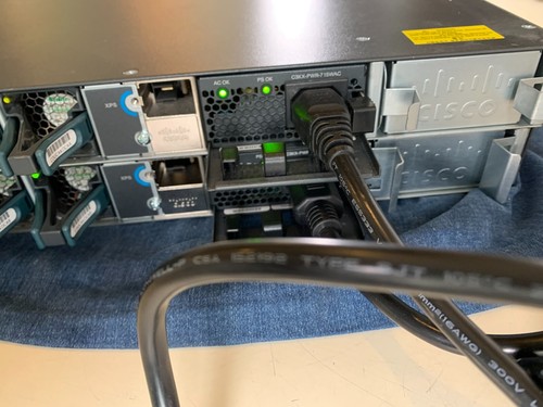 LOT OF 2: CISCO CATALYST 3560X GBE SWITCH WS-C3560X-48P-S w/ (1x) C3KX-NM-1G - Picture 10 of 10