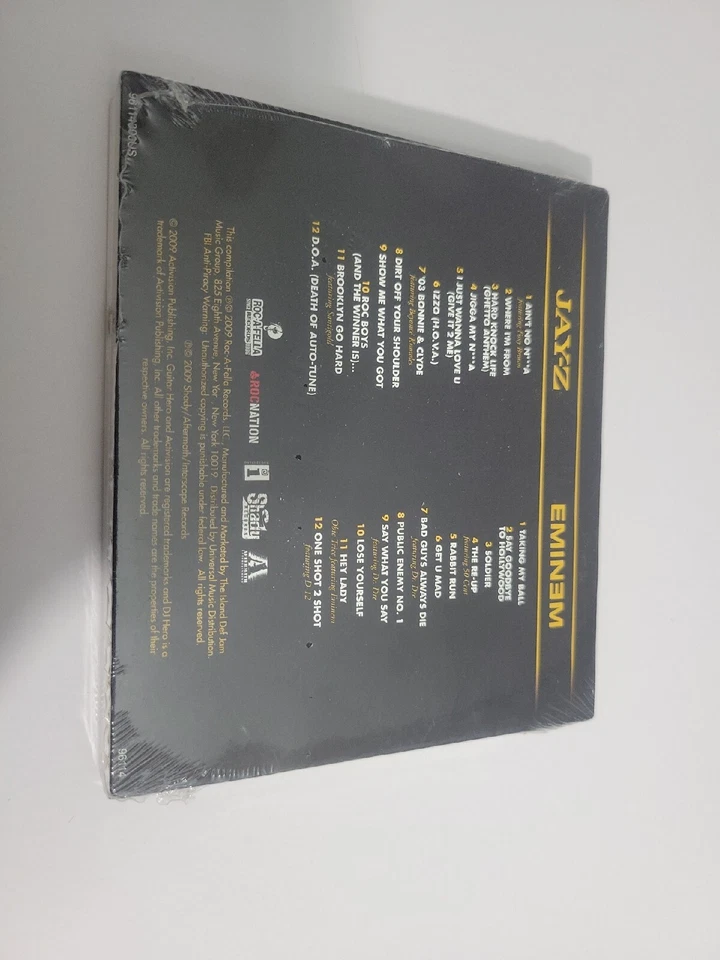 Jay-Z / Eminem – DJ Hero Renegade Ed 2009 Sealed CD / Hip Hop / VGM /  NEW M261 - Image 3 of 4