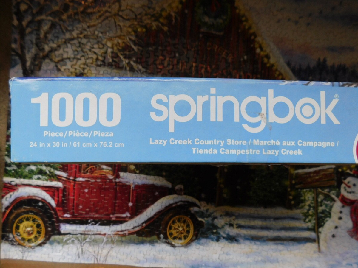 Springbok Puzzle 'Lazy Creek Country Store' – 1000 Teile, Made In USA, Nachhaltig, Fertig 76x61 Cm