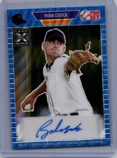 2021 Pro Set Metal - 1989 Pro Set Base Auto Wave Blue #PA-RC2 Ryan Cusick #/30