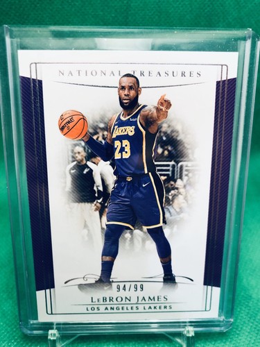 LeBron James #28 2018 Panini National Treasures card