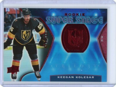 2020-21 UD Trilogy Keegan Kolesar Rookie Super Stage /999 RC Vegas Golden Knight