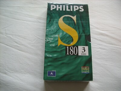 VHS Philips Video Cassette 180 Minuten unbenutzt