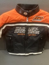 Harley Davidson HD Motorcycle Haddad Jacket Zip-Up Quilted Kids Small-2T New