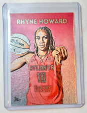 Rhyne Howard Platinum Plated Artist Signed "Atlanta Dream" Trading Card 1/1