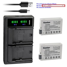 Kastar Battery LTD2 USB Charger for Canon LP-E8 LC-E8  Canon EOS 700D Camera