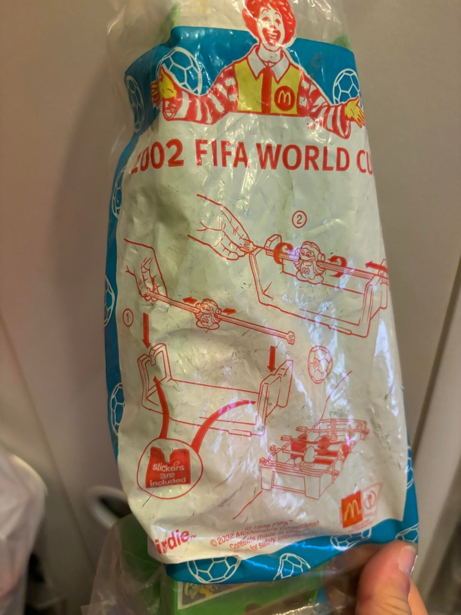 2002 fifa world cup birdie happy meal mcdonald unopened toy rare