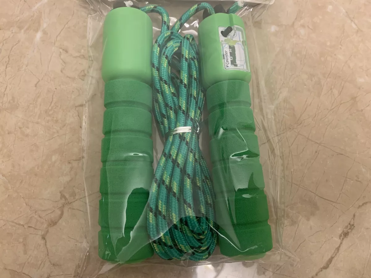 Quality Skipping Rope with counter Gym Home exercise fitness 2.4m Adult kids AU