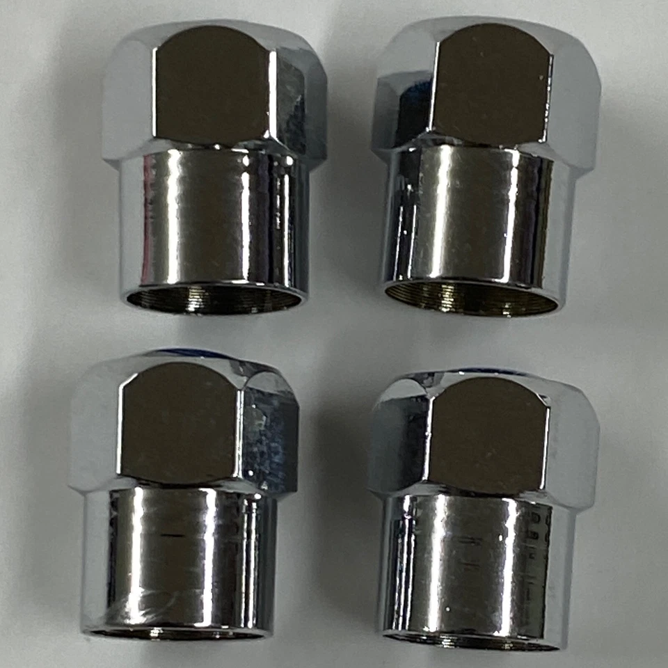 Tapas de vástago de válvula personalizadas ruedas cromadas neumáticos Camaro C-10 GMC VAN JIMMY TRUCK S-10 Foto 4 de 4