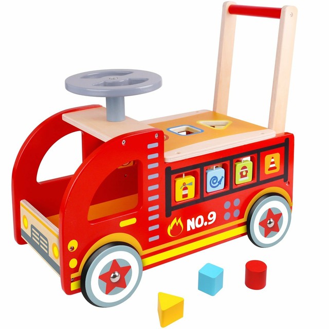 wooden ride on walker