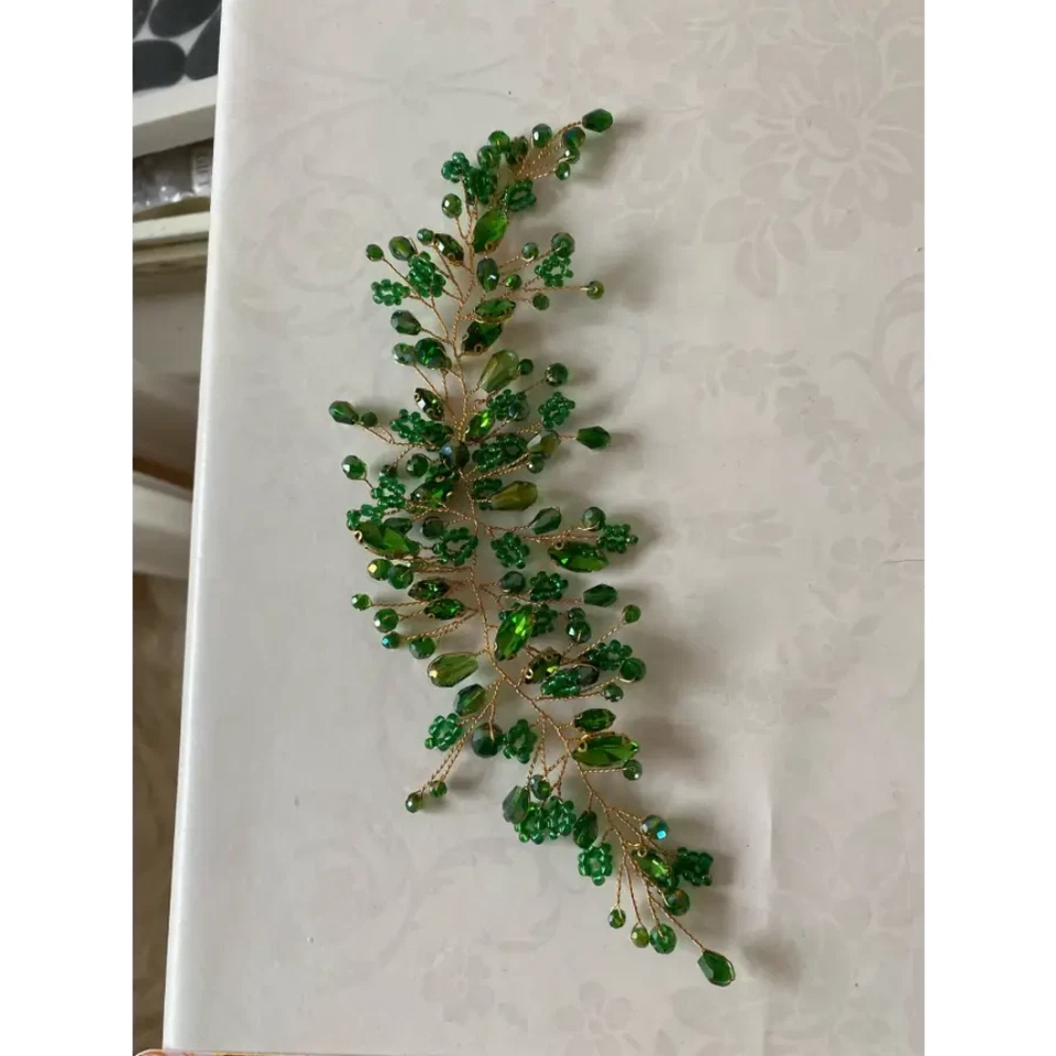 Brauthaarschmuck Hochzeit-Schmuck Set Braut-Braut Haarschmuck-Brautschmuck Set G - Bild 3 von 3