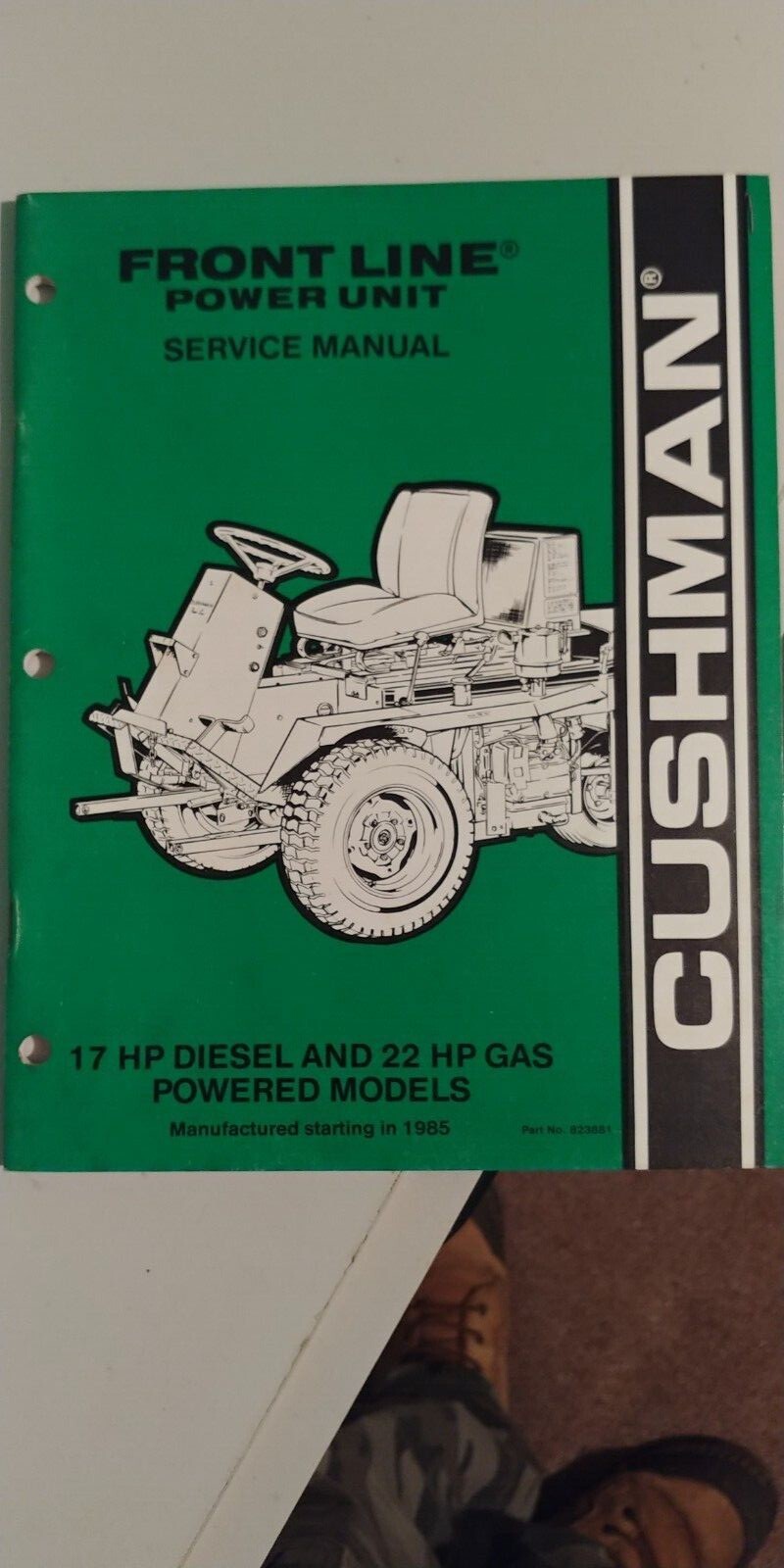 Cushman Parts Manual and Service Manual eBay