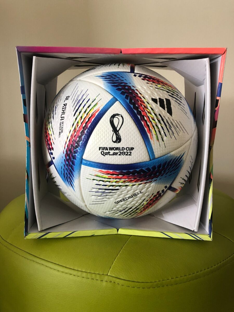 SOCCER BALL-ADIDAS-SIZE-5-QATAR 2022-AL RIHLA OFFICIAL MATCH SOCCER BALL-ADIDAS-SIZE-5-QATAR 2022-AL RIHLA OFFICIAL MATCH