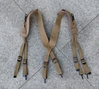 MILITARY US ARMY M1936 X SUSPENDERS WITH FELT SHOULDER PAD BELT -WW2 REPRO