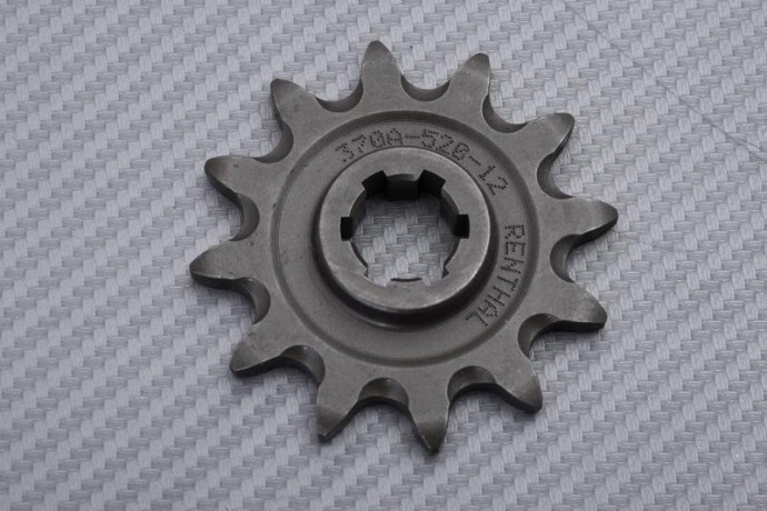 Pignon RENTHAL GP 12 dents en acier pour transmission renforcée 520