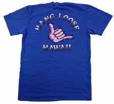 Hang Loose HAWAII T Shirt Stedman Super Hi Cru Medium Made In USA