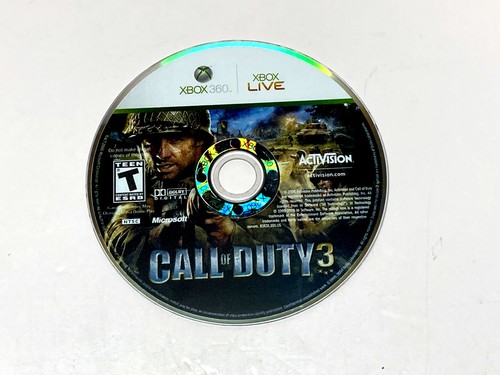 Call of Duty 3 Xbox 360 Disc Only Tested & Working - Picture 2 of 3