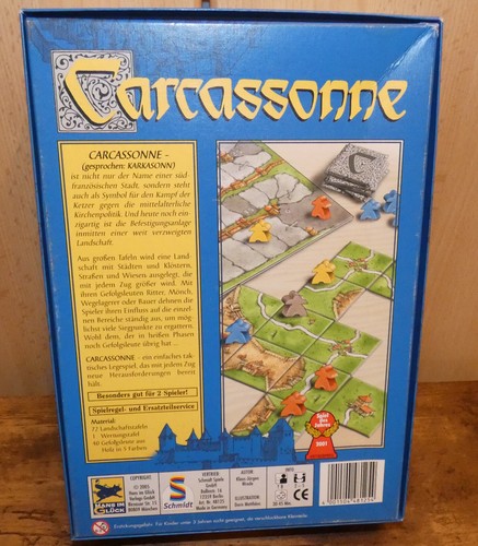 Carcassonne - inkl. Erweiterung Händler und Baumeister + Säckchen - Top-Zustand - Bild 2 von 4