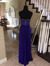378 NWT INDIGO LA FEMME PROM/PAGEANT/FORMAL DRESS/GOWN 20718 SIZE 2