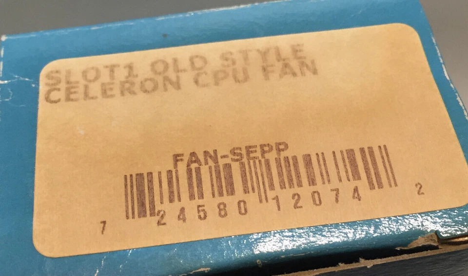 VANTEC Intel Celeron SLOT 1 SEPP CPU fan and heatsink ball bearing fan Taiwan - Image 2 of 4