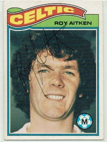 Celtic signed Topps Scottish Football Green Backs set 1978 1979 Pick your card - Picture 2 of 11