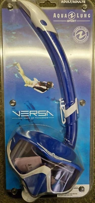 Aqua Lung Versa Blau,Schnorchelset, Tauchset, Brille, Schnorchel, L, NEU/OVP