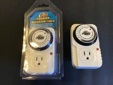 ZOO MED AQUASUN AQUARIUM TIMERS - Lot of 2