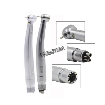 Dental E-generator LED 3 Way Spray High Speed Handpiece 2/4 Holes turbine Fit N
