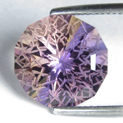8.10Cts Alluring Natural Ametrine 14mm Round Custom Cut Loose Gemstone