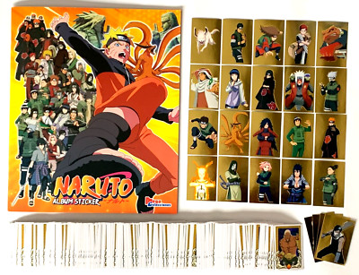 ALBUM NARUTO SHIPPUDEN - Sticker Album + Full Set 398/398 PERU 2022 Kakashi
