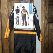 Race Car Driver Costume, Play Role Dress Up Size 4-6 Kids Child ADAPTIVE NEW