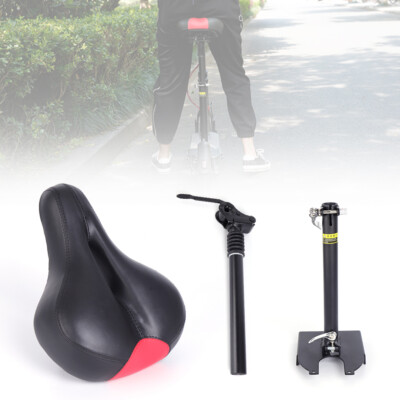 Faltbarer sto?d?mpfender Sitz E-Scooter verstellbarer Skateboard-Sattel NEU DHL