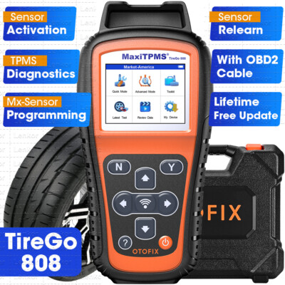 OTOFIX MaxiTPMS 808 KFZ Reifendruckkontrollsystem RDKS Programmier TPMS Diagnose