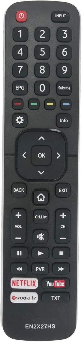 Telecomando Hisense OEM ERF3V90H (0011) - Nuovo Sostitutivo Per TV Hisense - Grigio