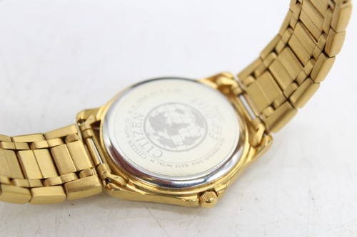 F Boxed Citizen ECO-Drive WR50 Day/Date E100 Gents Quarts Wristwatch Working - Picture 15 of 17