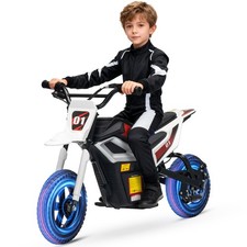 Garvee 24V Kids Electric Motorcycle,Ride-on Car for Ages 8 ,Gifts for Boys,Girls