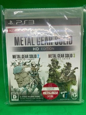 Metal Gear Solid HD Edition Sony PS3 MGS 2 3 Japan Import NTSC-J Factory Sealed