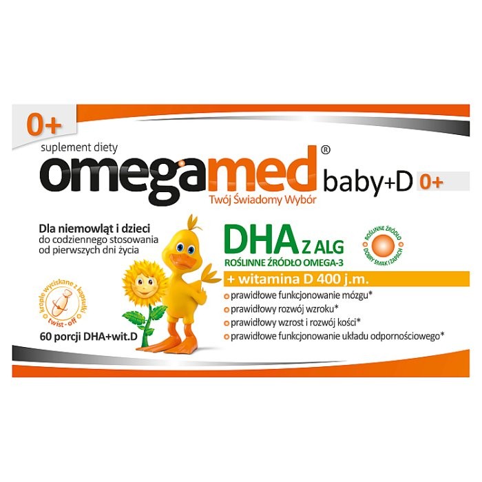 OMEGA MED Baby +D 0+ 60 twist-off capsules