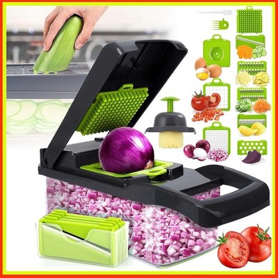 Multischneider Slicer Dicer Gemüseschneider Gemüsehobel Zerkleinerer Zwiebel Neu
