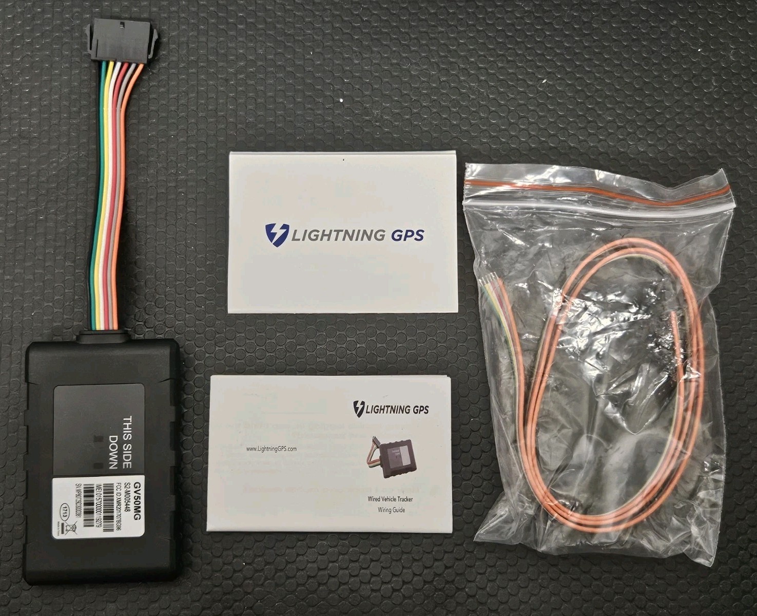 Lightning Wired GPS Tracker Vehicle Real Time Hardwired Car Tracking Device