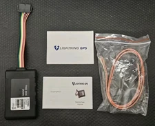 Lightning Wired GPS Tracker Vehicle Real Time Hardwired Car Tracking Device