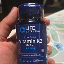 Life Extension Vitamin K2 MK-7 45 mcg 90 Soft...