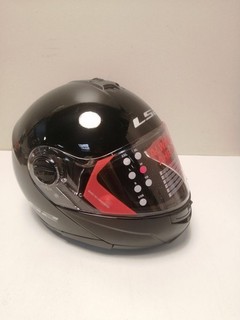 Motorradhelm LS2 Strobe Modularer Klapphelm – Schwarz Größe M Motorradhelm mit