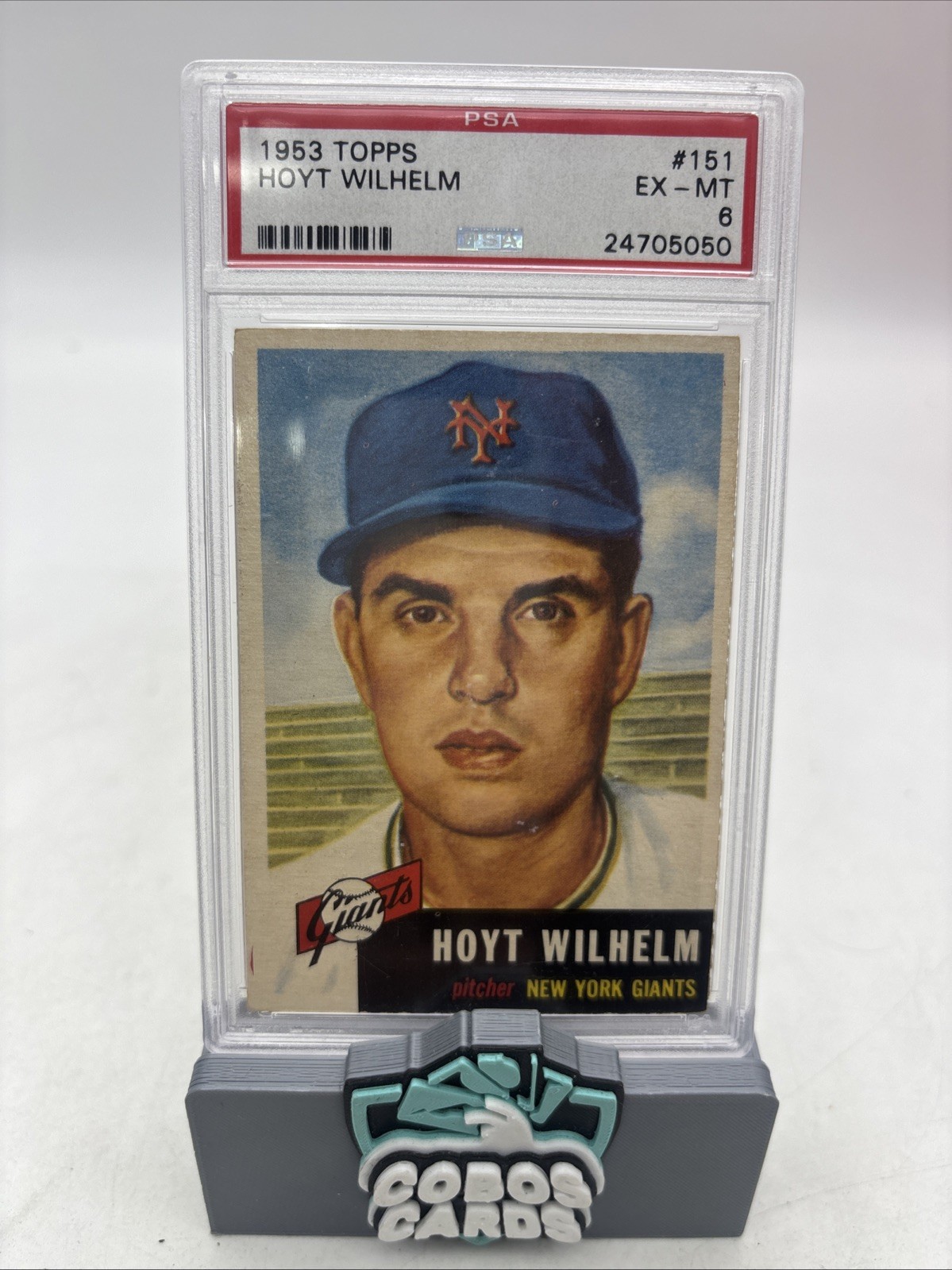 1953 Topps Hoyt Wilhelm #151 PSA 6