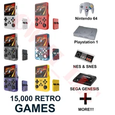 Handheld Video Game Console Emulator - 15k Retro Games - R36S - 22 Emulators