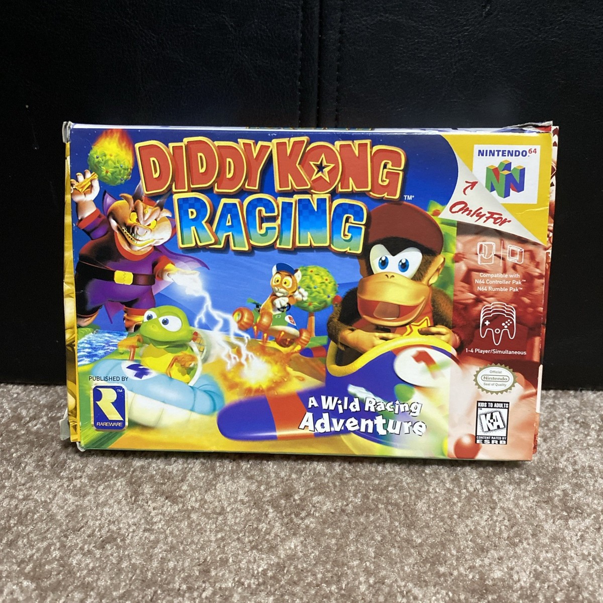Diddy Kong Racing Nintendo 64, 1997 CIB. Tested 04/26. Works Great